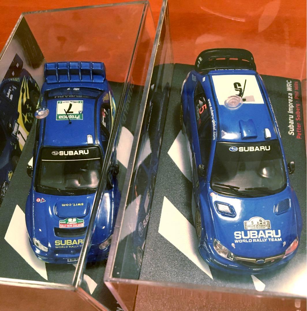 スバル　インプレッサWRC 2台