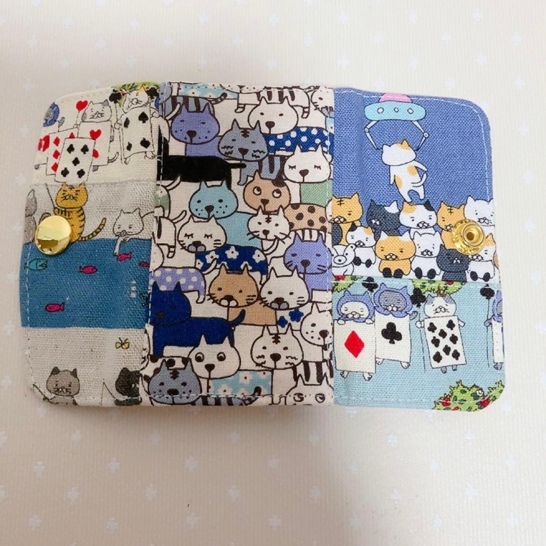 ＬR☆。 パッチワークトートバッグ 長財布 キーケース でかねこチャーム
