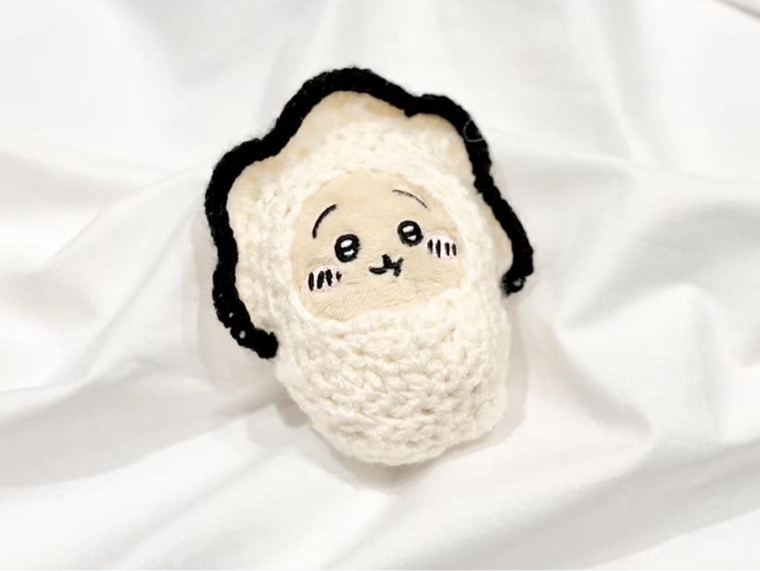 ❁《 ちいかわ おすわりぬいぐるみ 》❁ ぬい服 生牡蠣おくるみ オーダー用出品