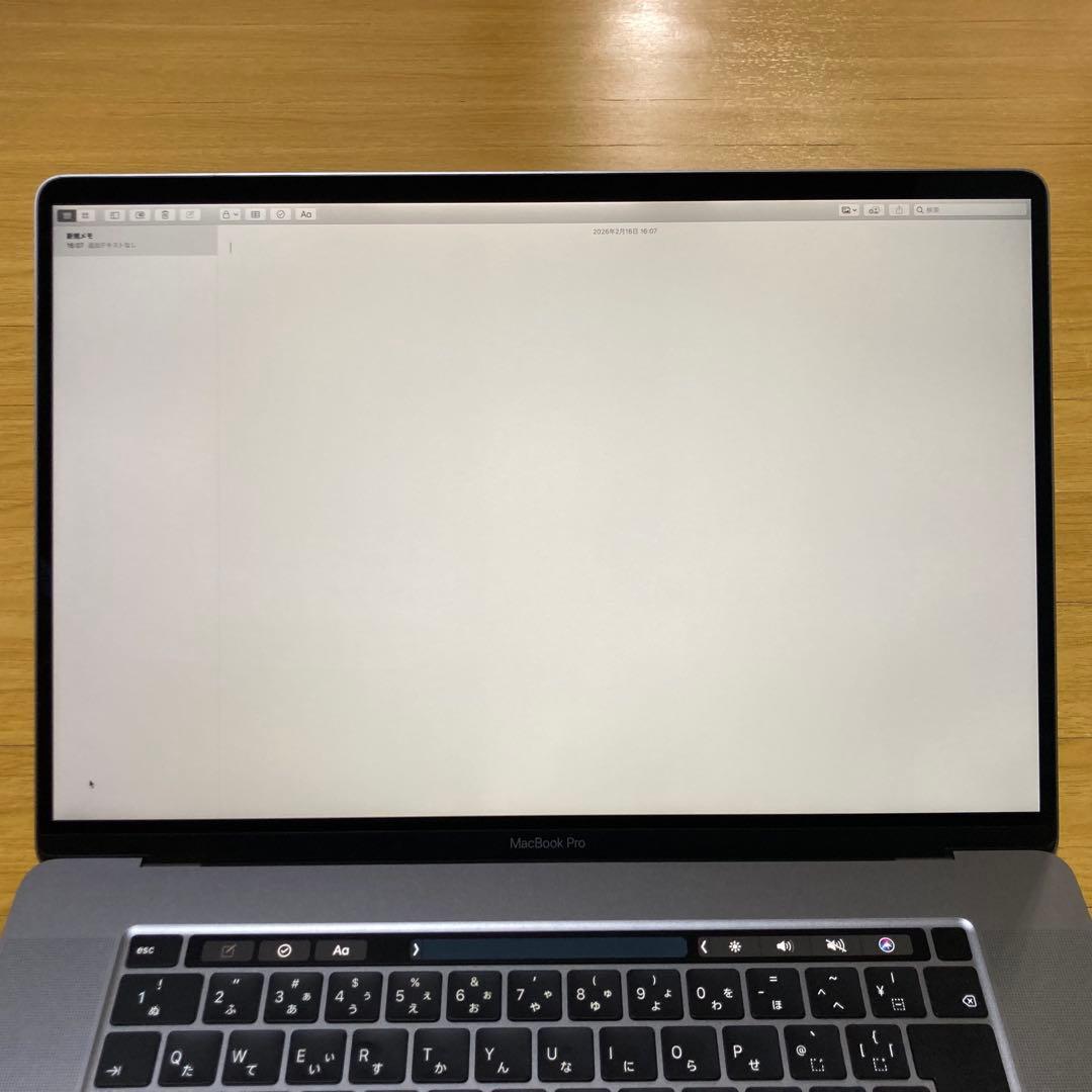 美品！MacBook Pro 16 2019 i9 16GB 1TB