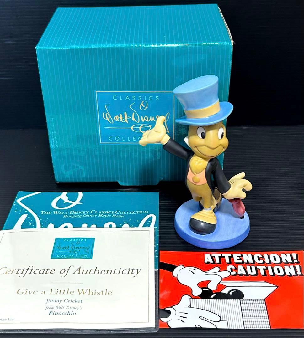 WDCC ディズニー　ピノキオ　ジミニー・クリケット　未使用保管品　証明書付き