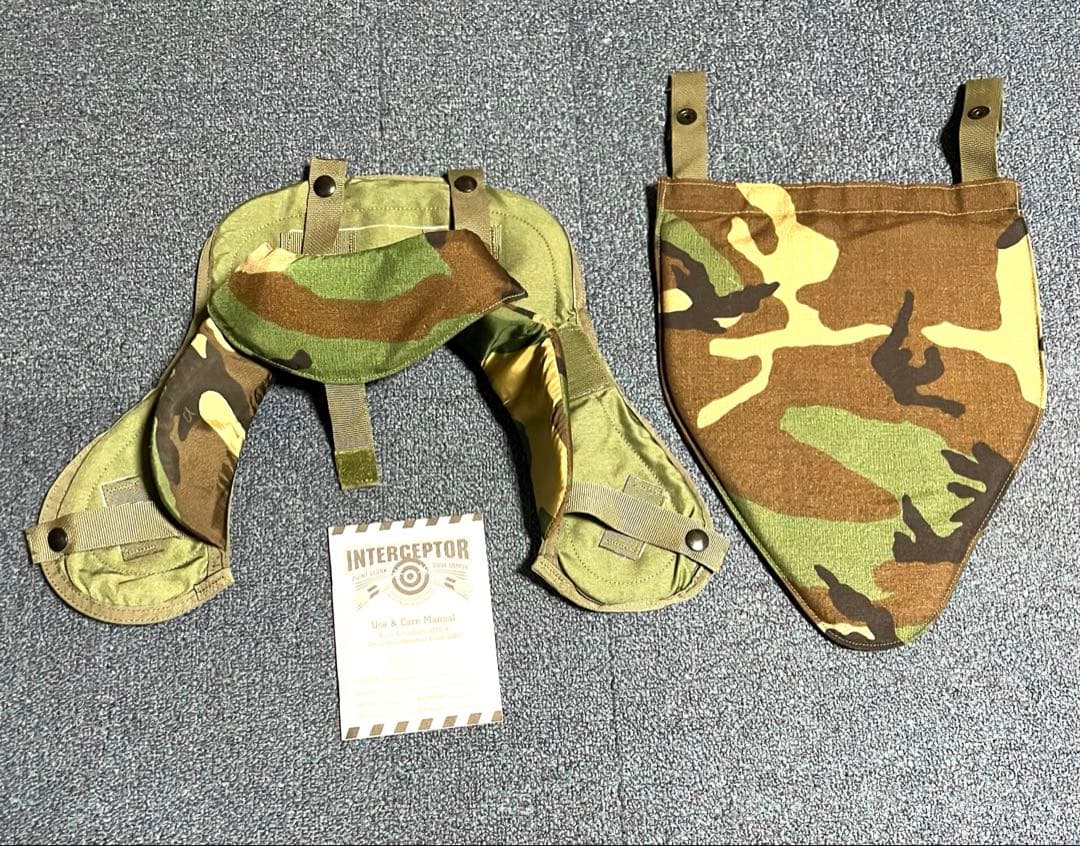 米軍実物Point Blank社製 美品ウッドランド ボディーアーマー　Lサイズ