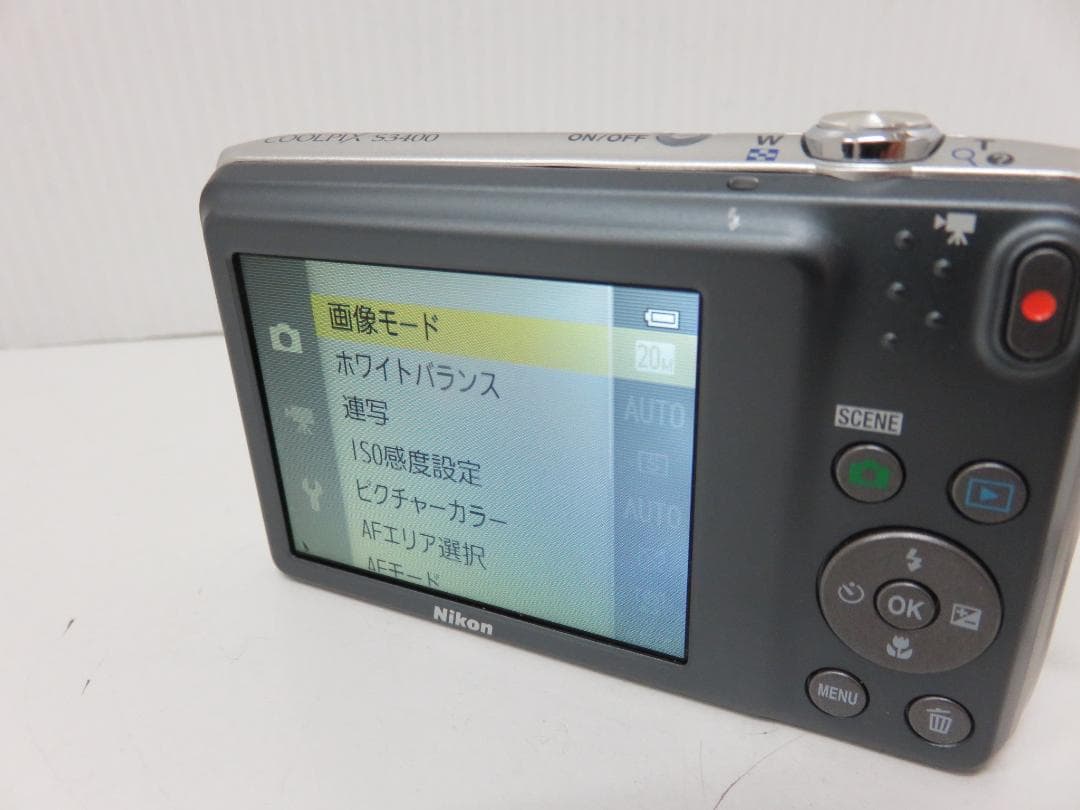 Nikon COOLPIX S3400 コンパクトデジタルカメラ 動作確認済み