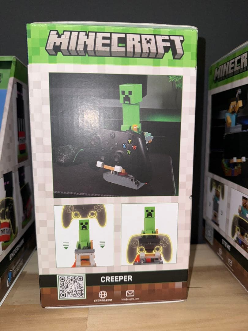 海外正規品クリーパーコントローラースタンド マインクラフトケーブルガイシリーズ