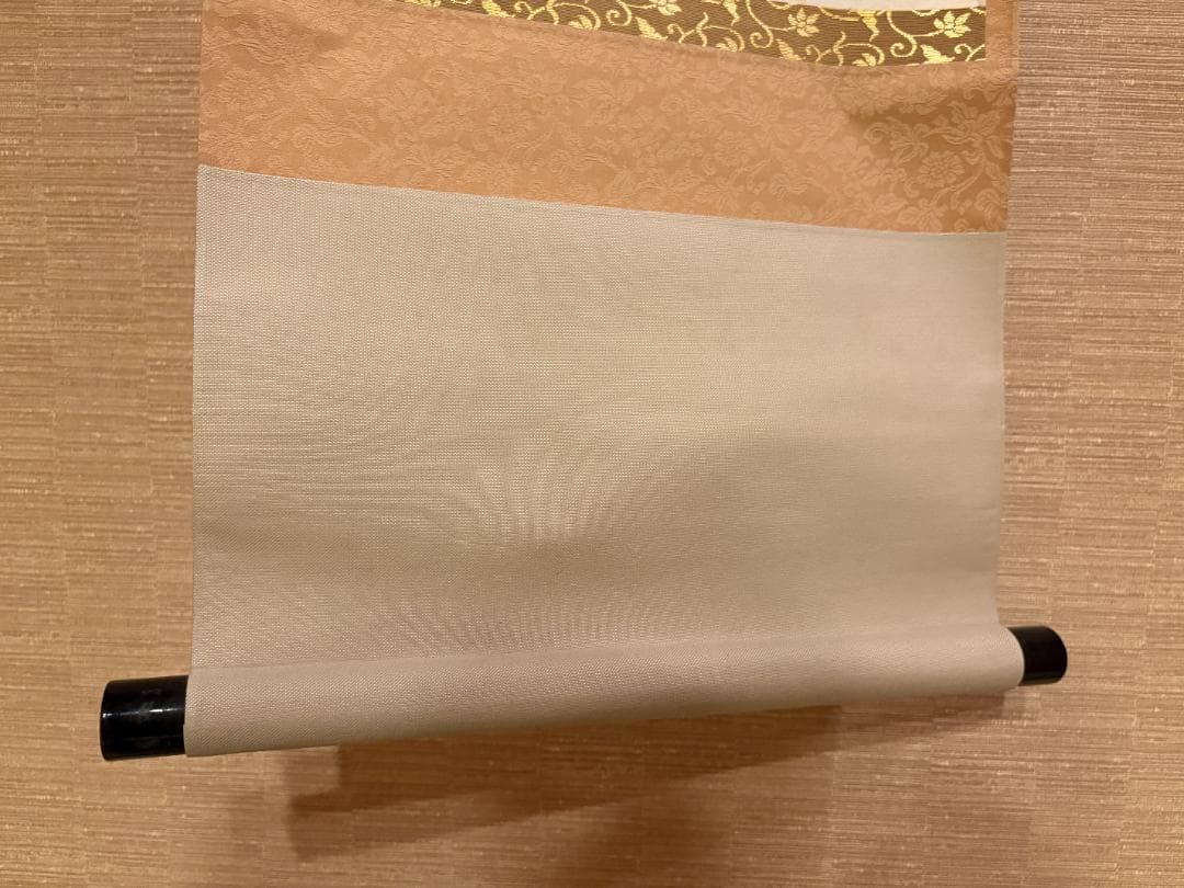 大徳寺　佐藤朴堂　茶掛軸　清香　牡丹の絵　画賛　茶道具