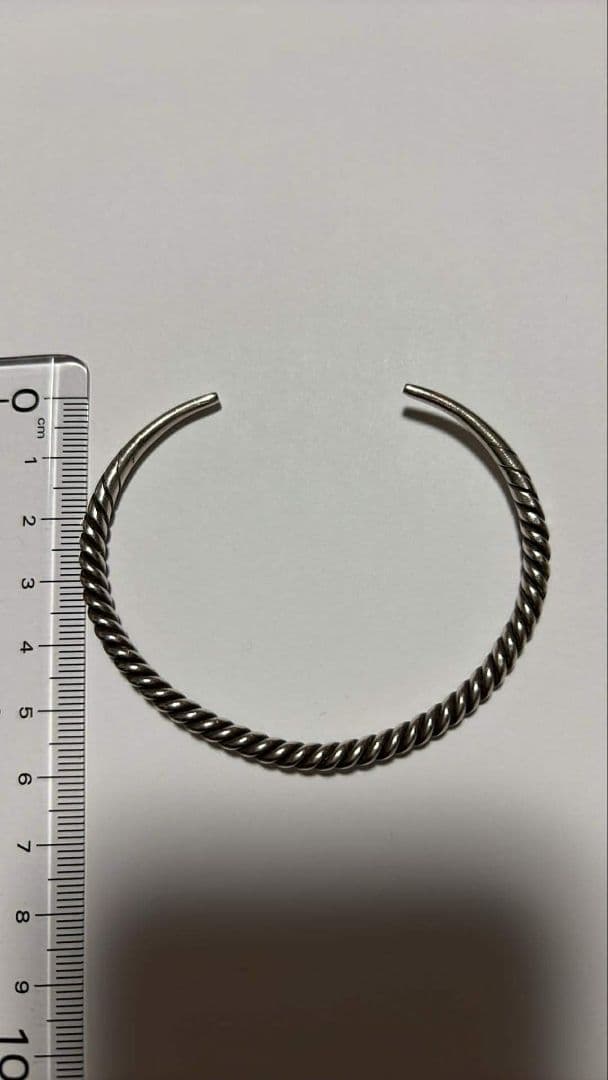 カレンシルバー　シルバー925 バングル　ブレスレット　高純度