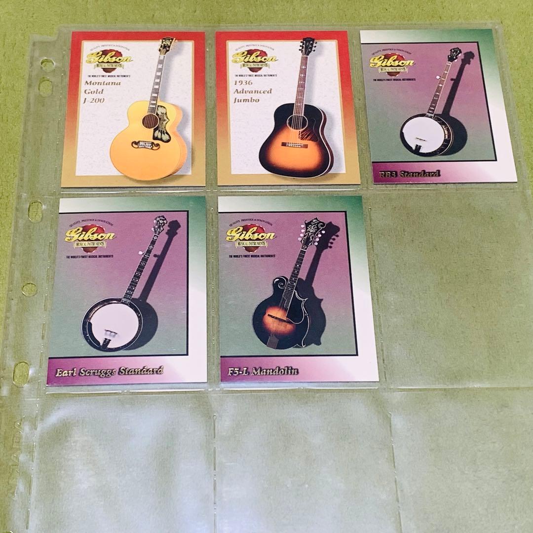 レア★Gibson ギタートレーディングカード Series1 フルコンプ50枚