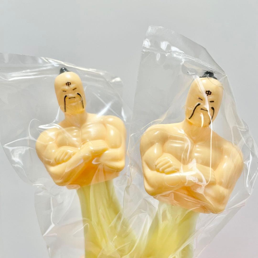 キン肉マン　グルメ超人たちの熱きどんぶりバトル全3種　バンダイ当時物 未使用品