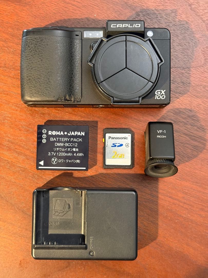 値下げリコー GX100 VF-1 新品バッテリー SDカード付　作例有り