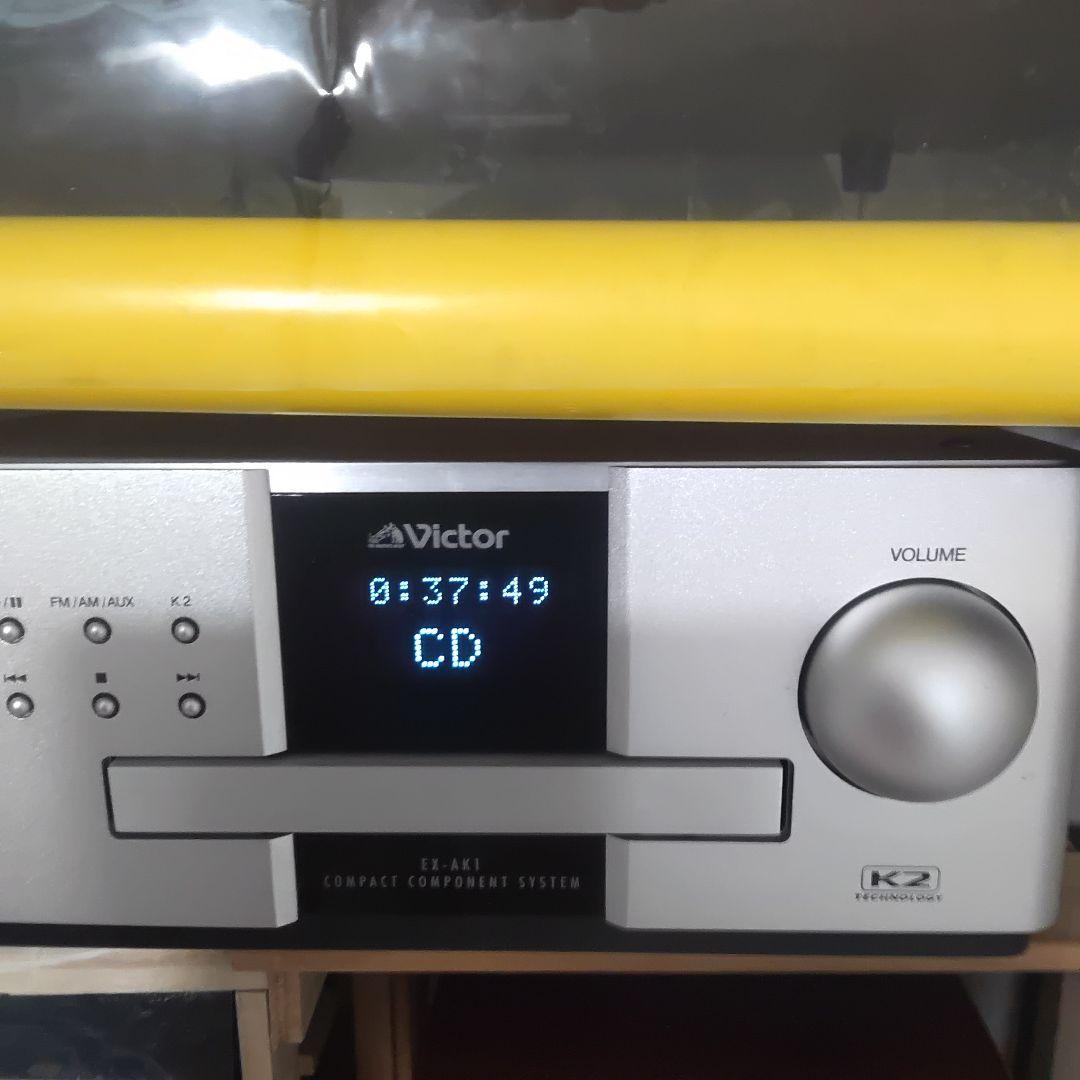 JVC Victor EX-AK1 ミニコンポ レシーバーとリモコン 2008年
