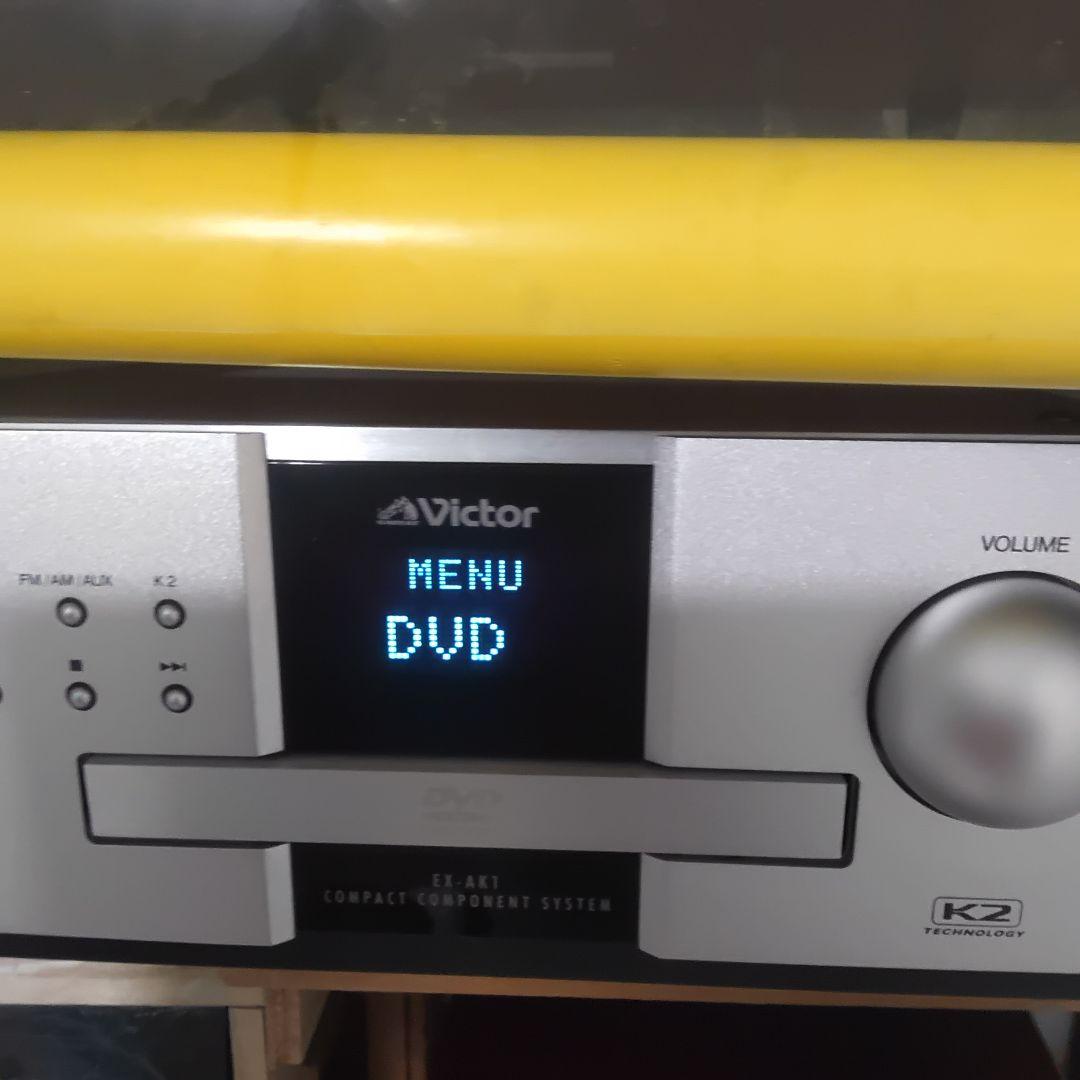 JVC Victor EX-AK1 ミニコンポ レシーバーとリモコン 2008年