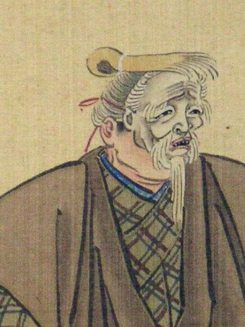 ♥掛軸　古画　【芳英　高砂図】　掛け軸　骨董品