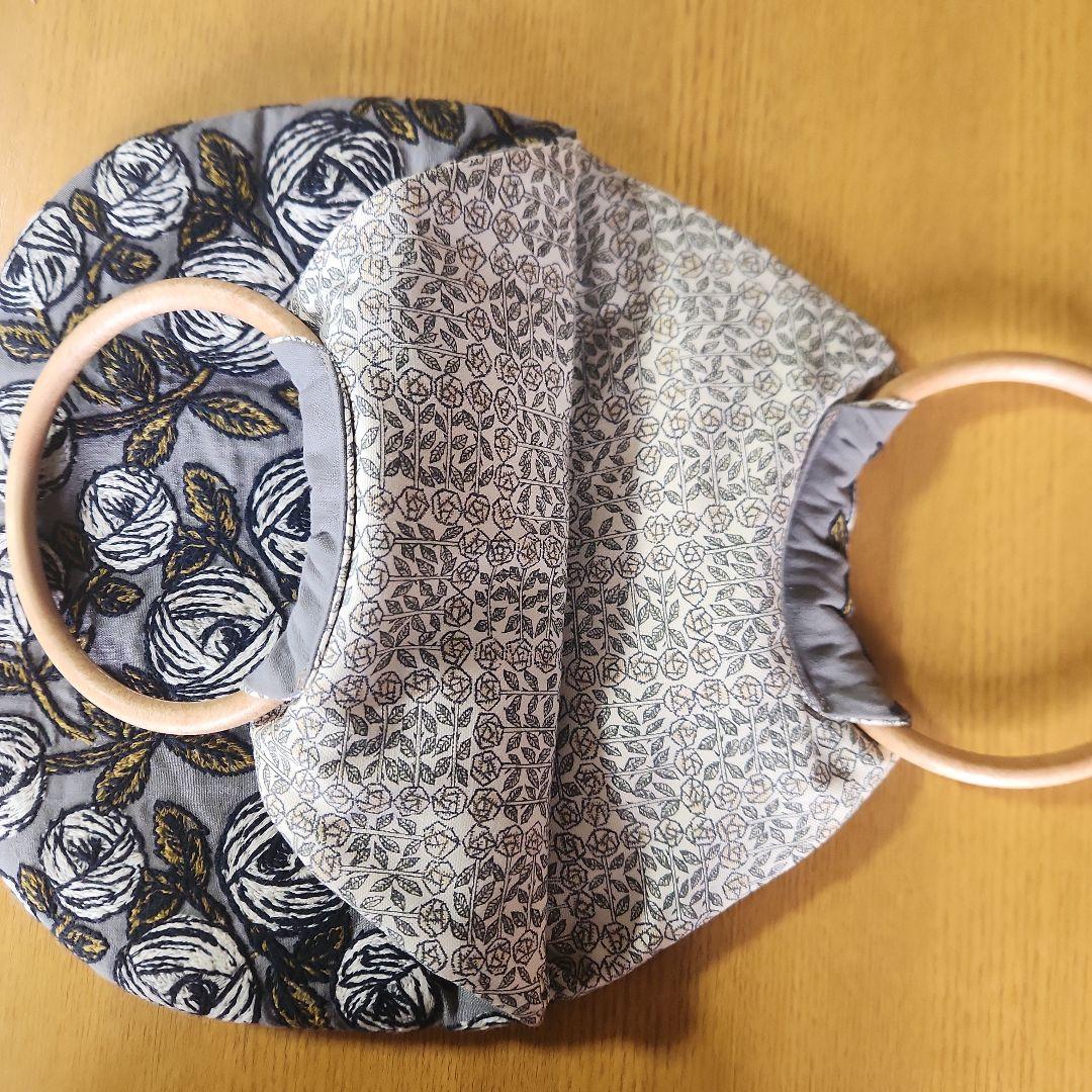 ミナペルホネン　rosy　ハンドメイド　バッグ