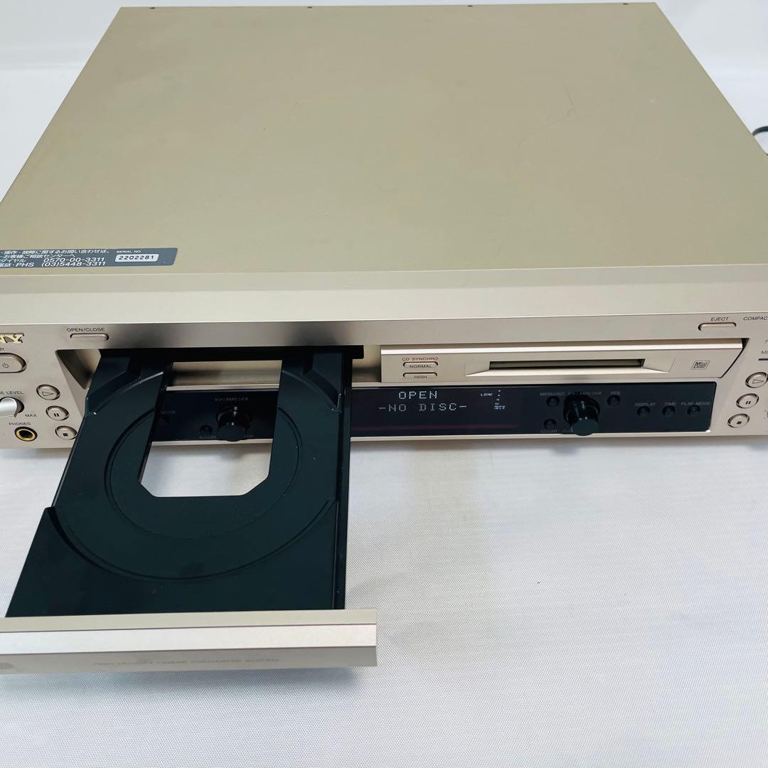 SONY MXD-D400 CD/MDデッキ
