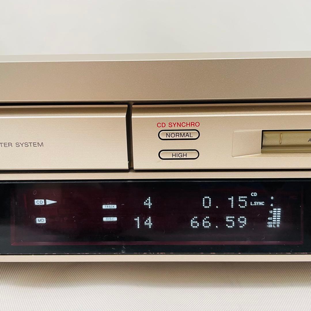 SONY MXD-D400 CD/MDデッキ