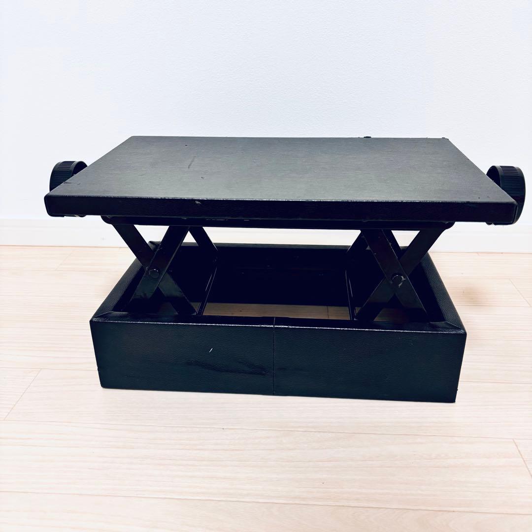 ピアノ補助台　無段階調整　イトマサ　キーボード　アシスト　鍵盤楽器　足置き