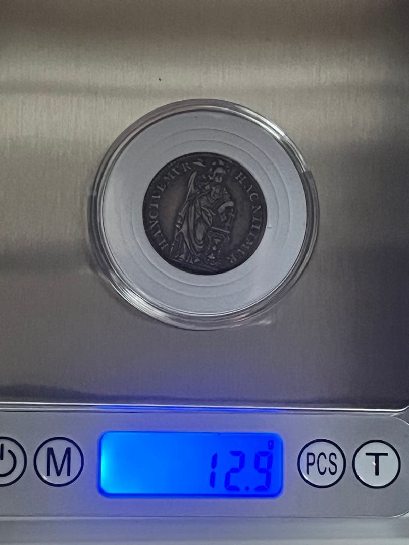 極希少　オランダ銀貨　1748 10スタイバー銀貨　1／2グルデン