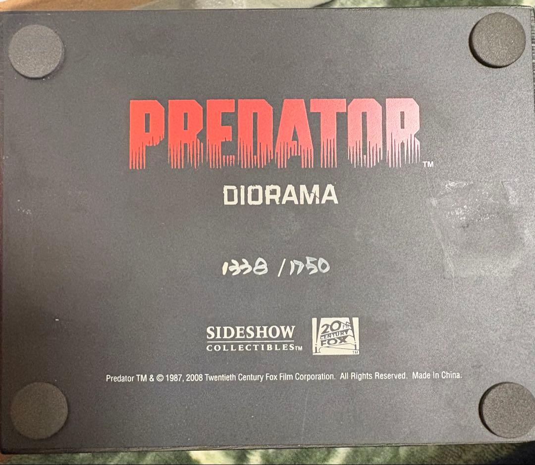 SIDESHOW サイドショウ プレデター PREDATOR ジオラマ