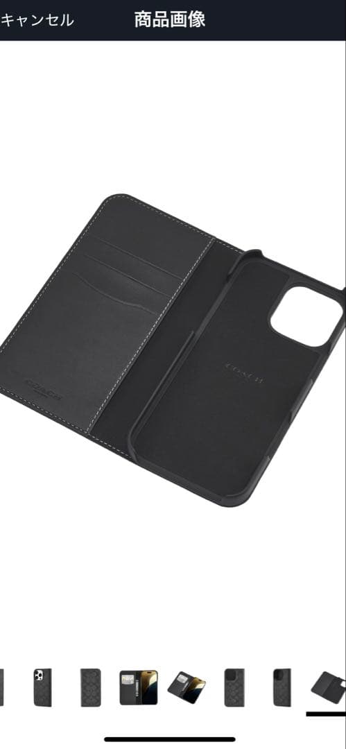 き*ん様 COACH iPhone 16 Pro Folio Case