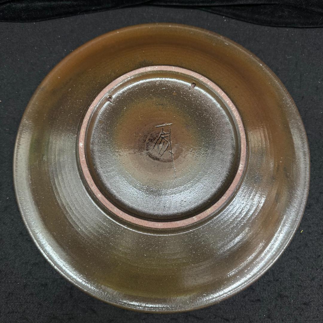 壺屋焼 やちむん 魚紋皿 琉球陶器