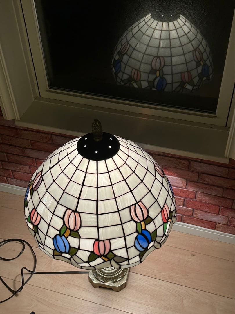 ステンドグラスランプ
