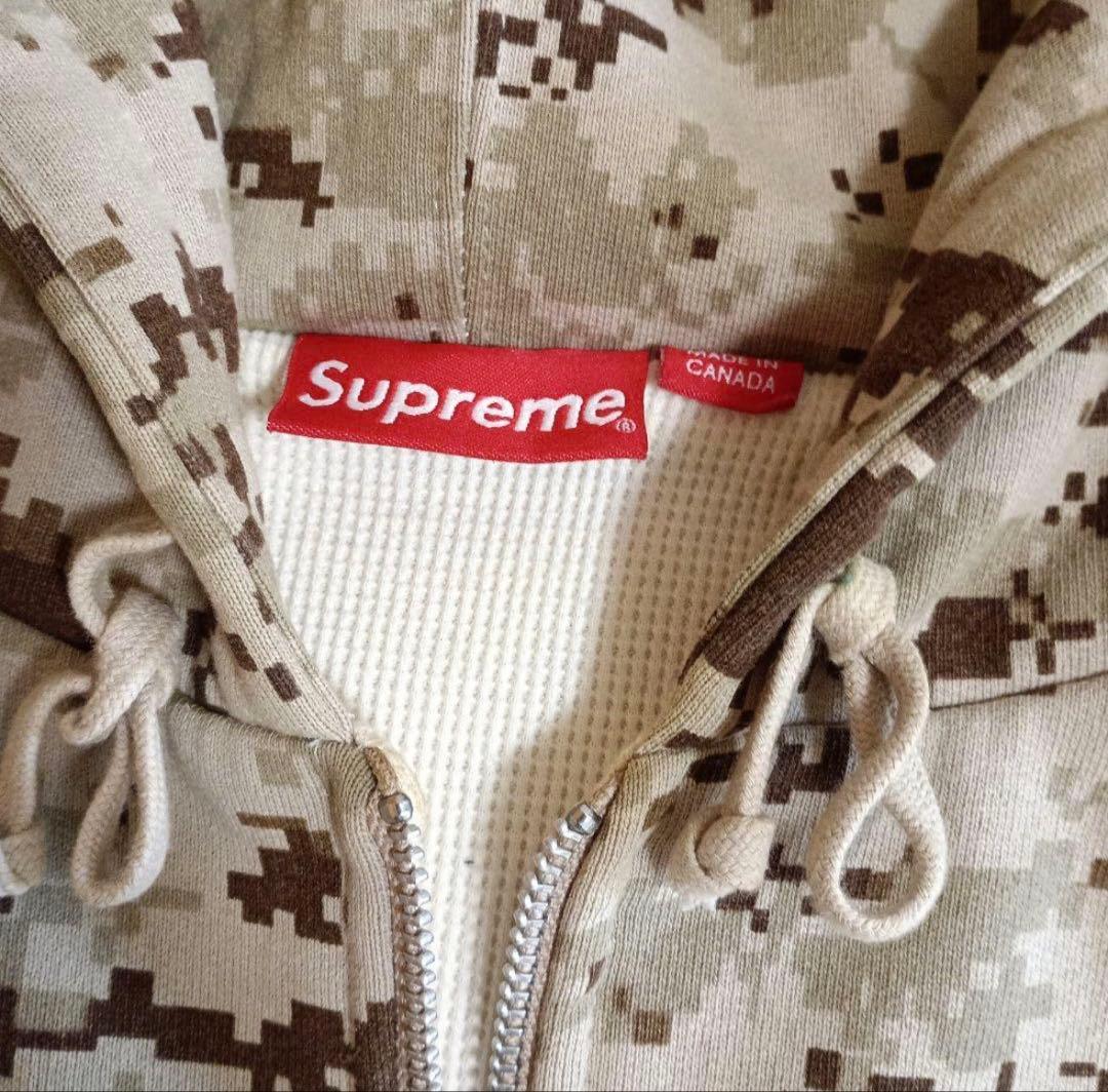 個人装備 SUPREME Arc Logo Thermal Zip Up Hoodie M