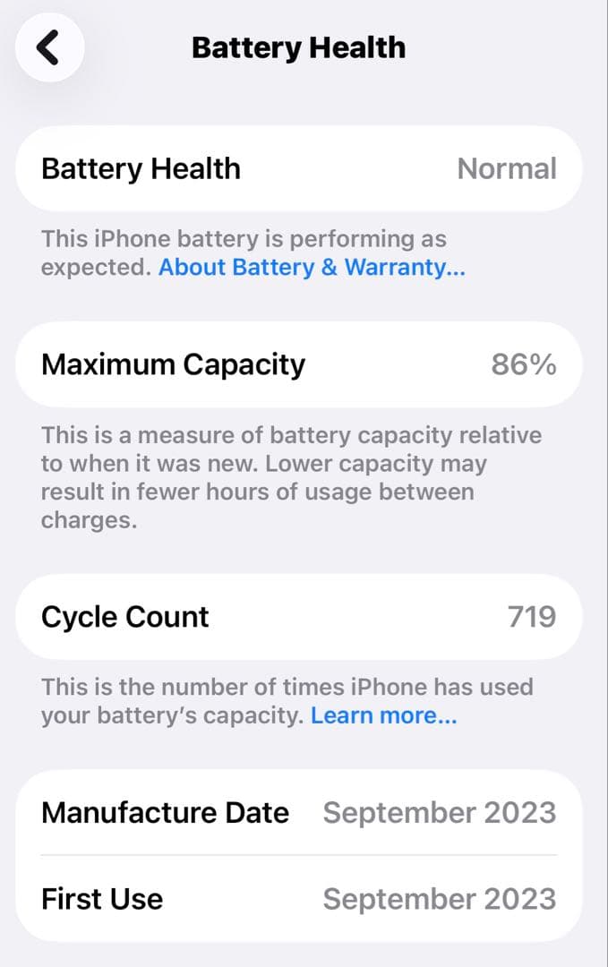 iPhone 15 256GB SIMフリー　超美品