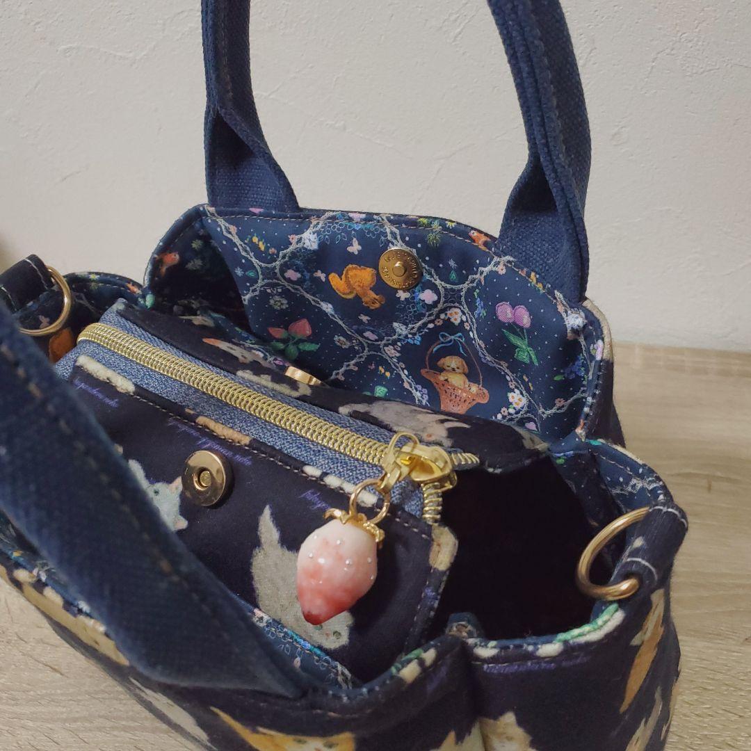 《専用》ハンドメイド 3roomsバッグ ミニ フランシュリッペ ねこ図鑑