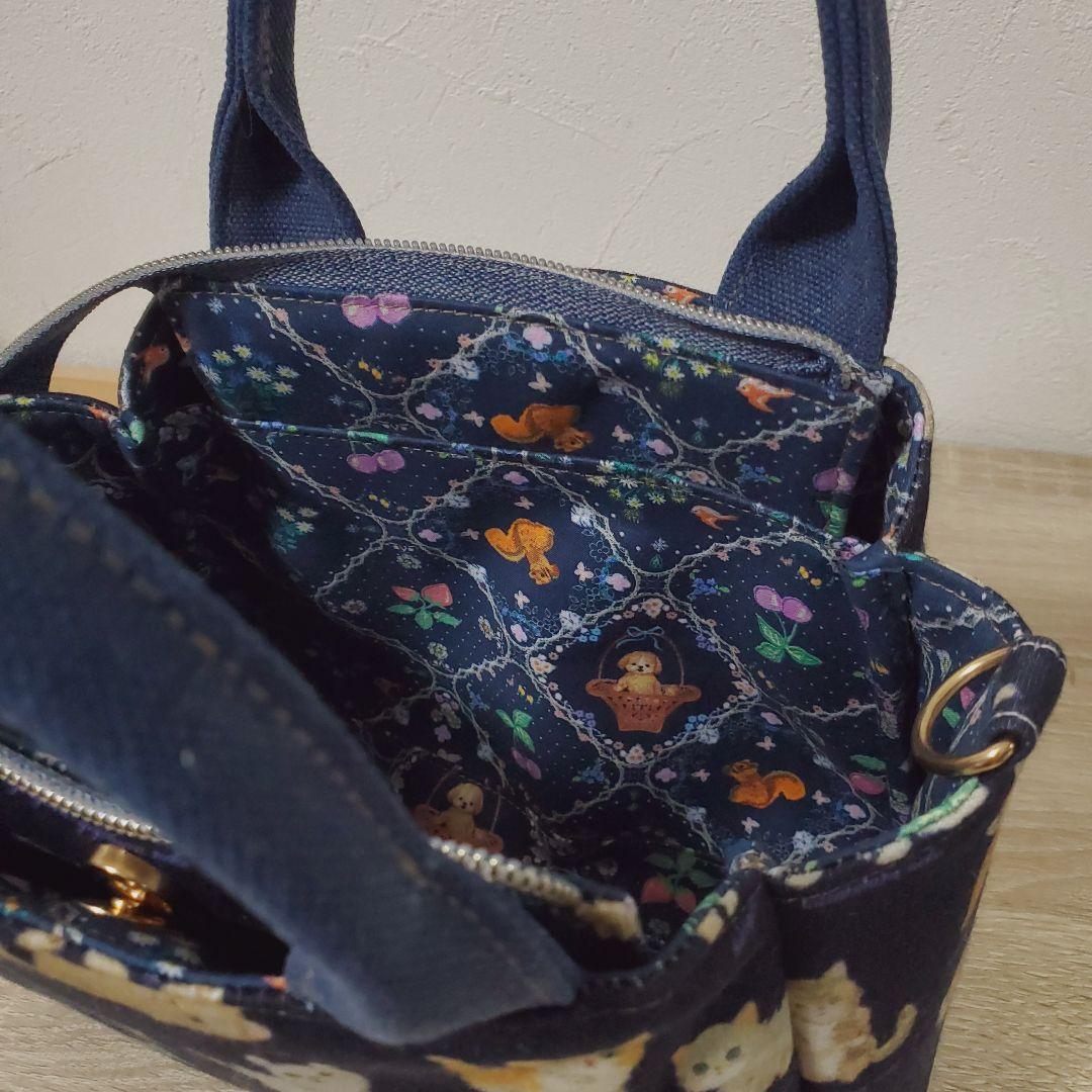 《専用》ハンドメイド 3roomsバッグ ミニ フランシュリッペ ねこ図鑑