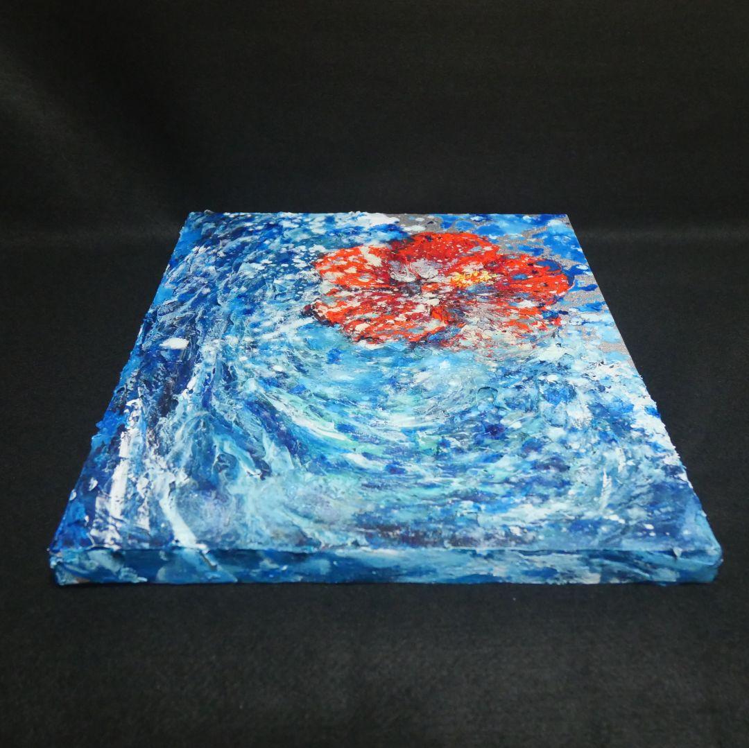 油絵 油彩 油彩画 絵 絵画【海の花】