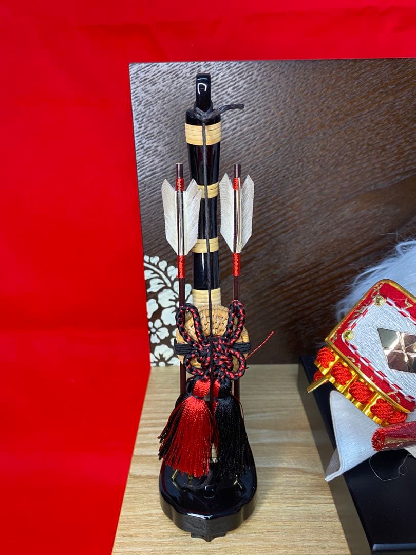 平安豊久　五月人形　武田信玄　兜飾り収納セット