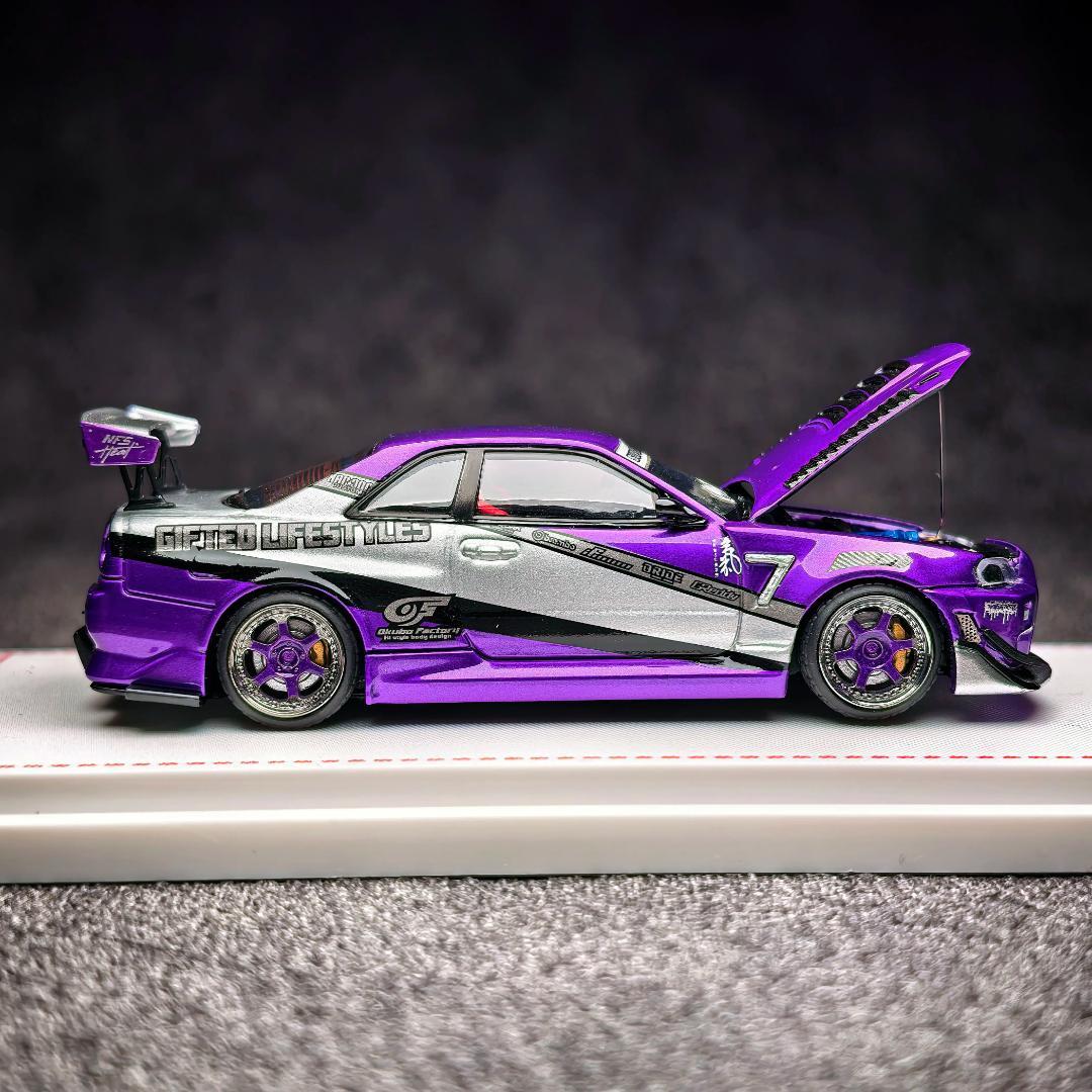 ミニカー 1/64 Focal Horizon GTR R34