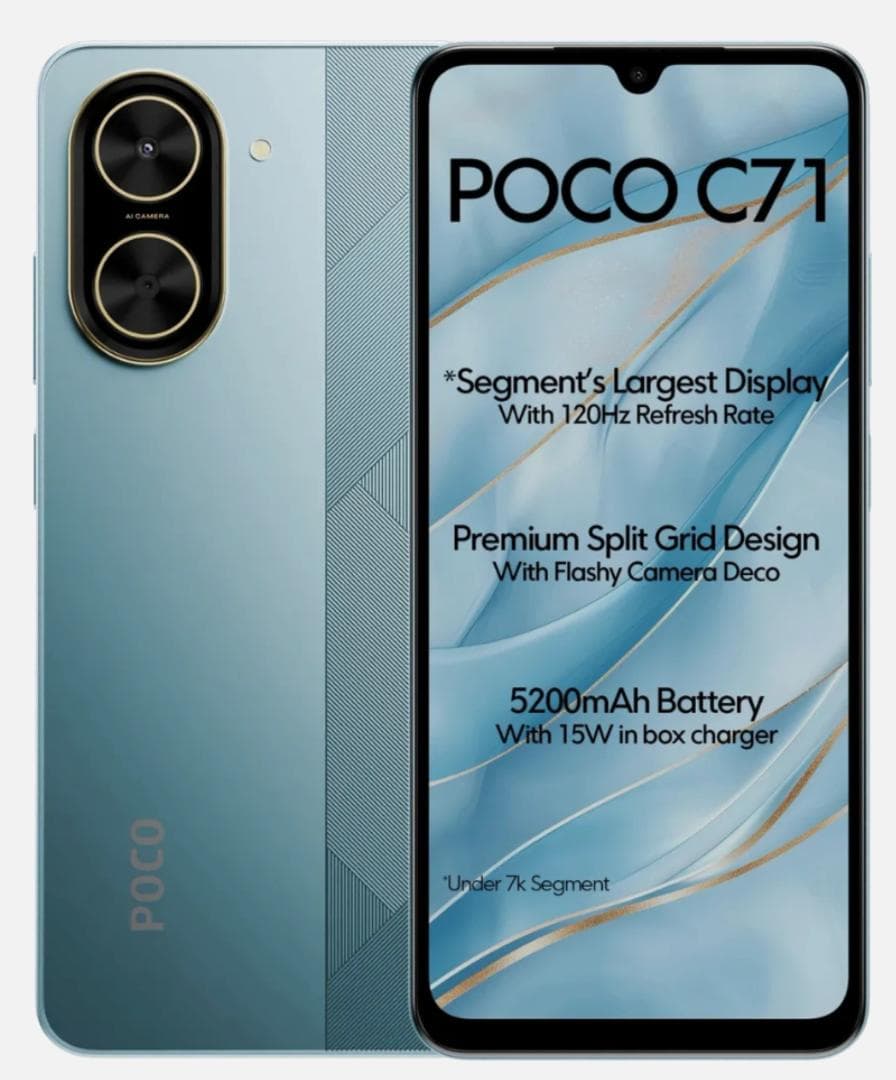 POCO C71 BLUE 4GB/128GB　未開封新品　Xiaomi