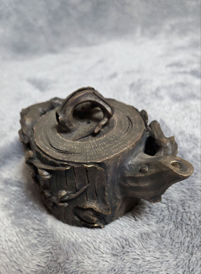 急須 　紫砂名壺　彫刻　中国宜興　茶壺　茶道具　茶器　紫砂　中国美術　中国茶器