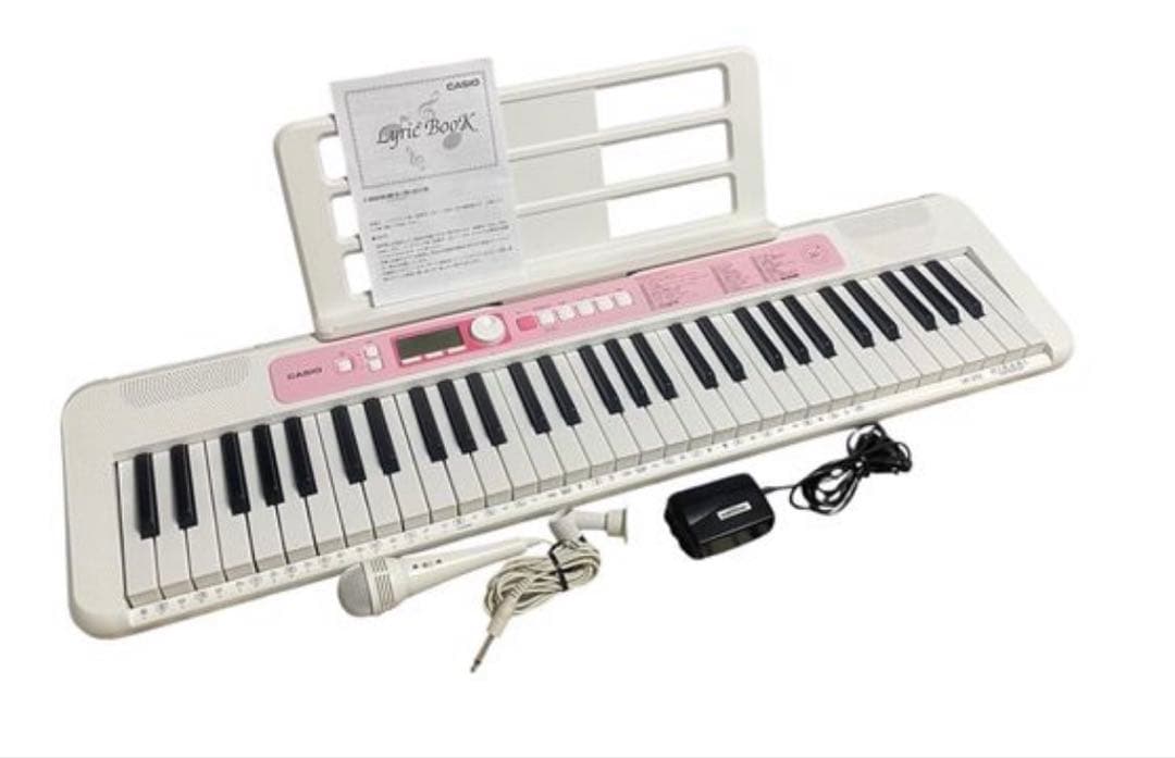 CASIO LK-312 電子キーボード 61鍵 純正キーボードスタンド付