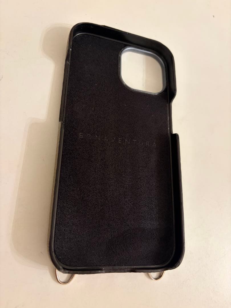 ボナベンチュラiPhone 15 バックカバーケース シュリンクレザー