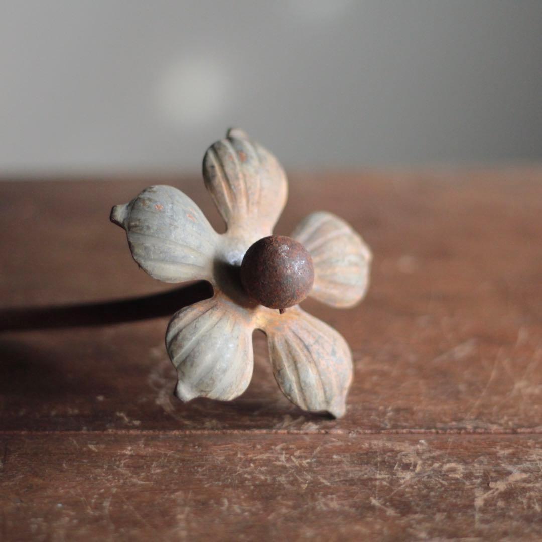 オブジェ 鉄の花 古道具 アンティーク ブロカント