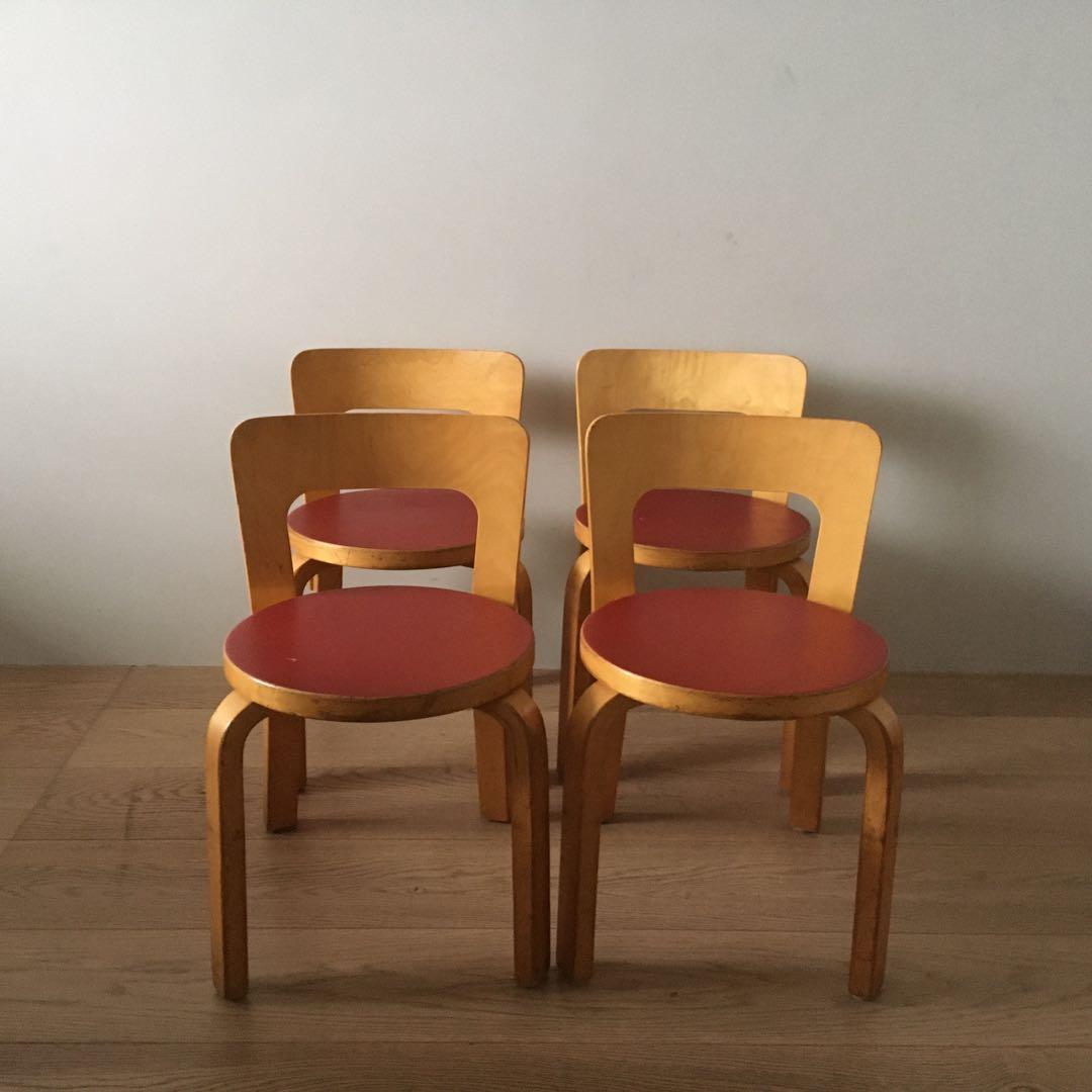 希少 ビンテージ Alvar Aalto キッズチェアA アアルト artek