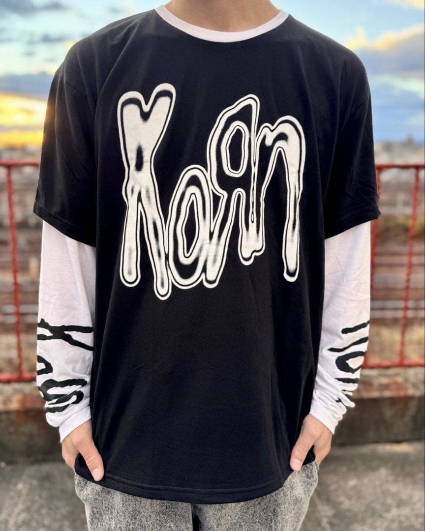 新品未使用 KORN / llic Logo 長袖Tシャツ 2XL