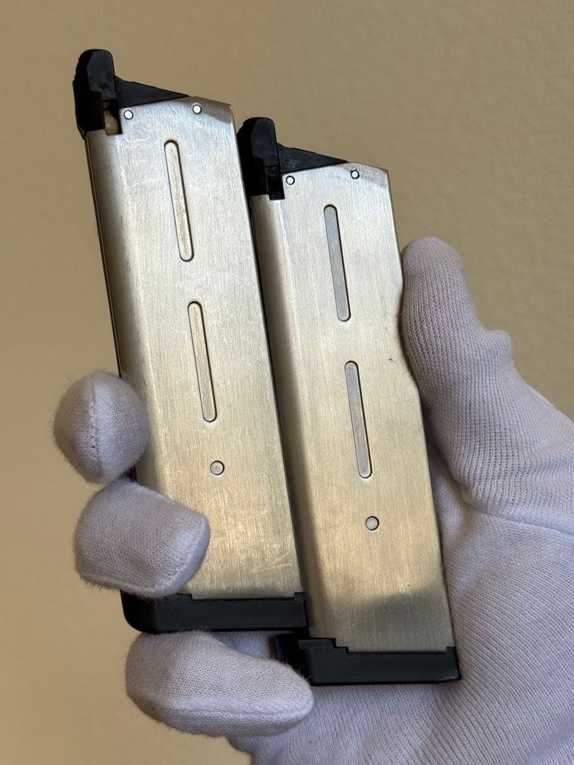 マルイ MEUピストル M1911 パールグリップ マガジン 2本 ガスガン