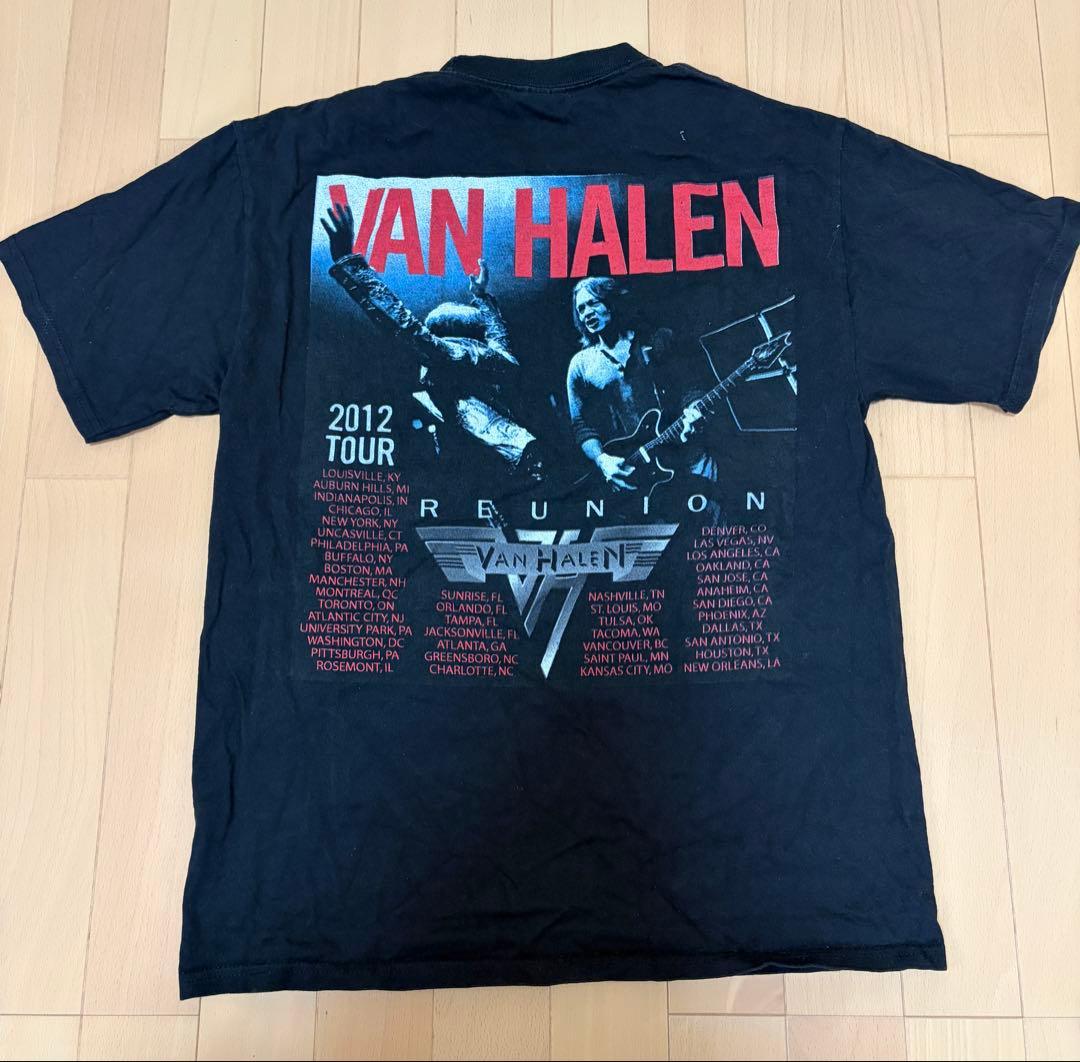 ヴァン・ヘイレン 2012 ツアー　グラフィック Tシャツ Mサイズ