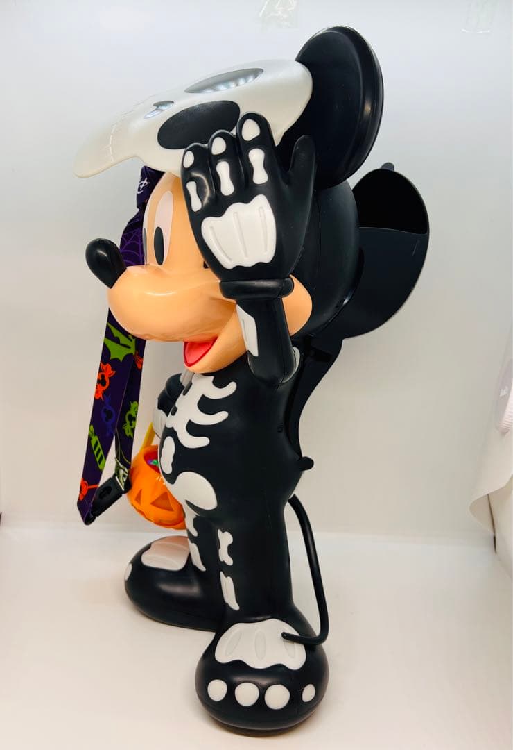 ディズニーランド　ポップコーンバケット　ミッキーマウス　スケルトン