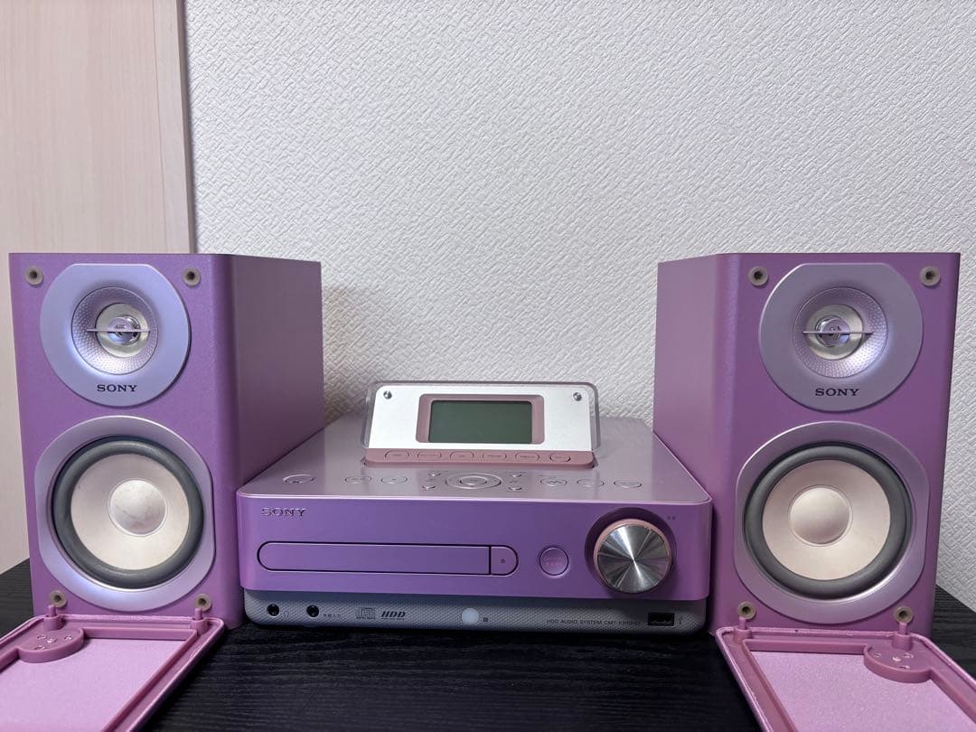 SONY CMT-E300HD CDコンポ リモコン付き