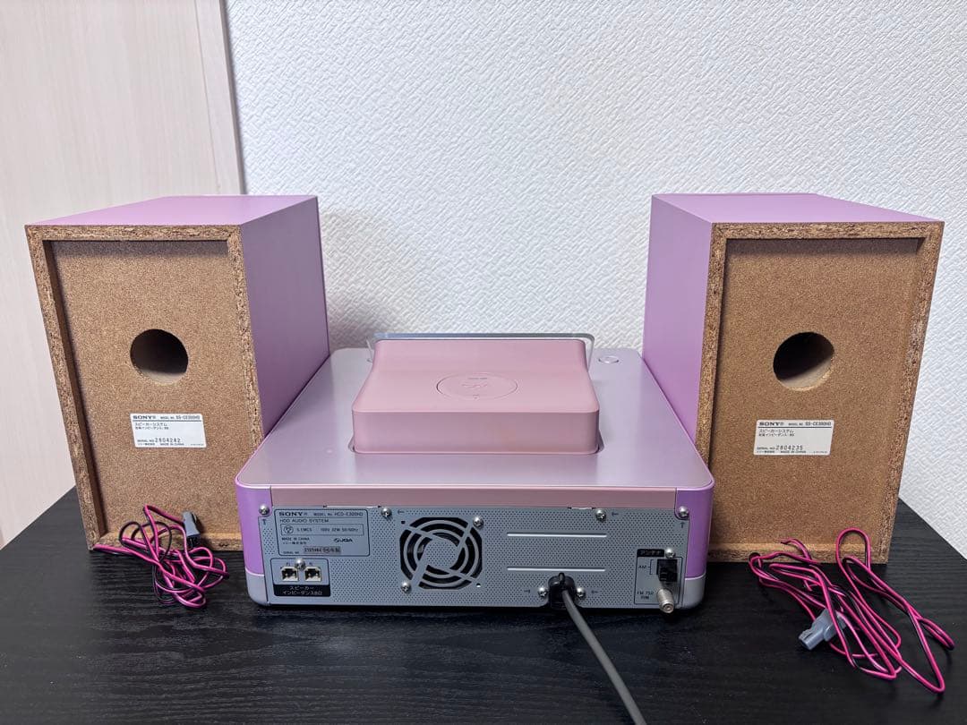 SONY CMT-E300HD CDコンポ リモコン付き
