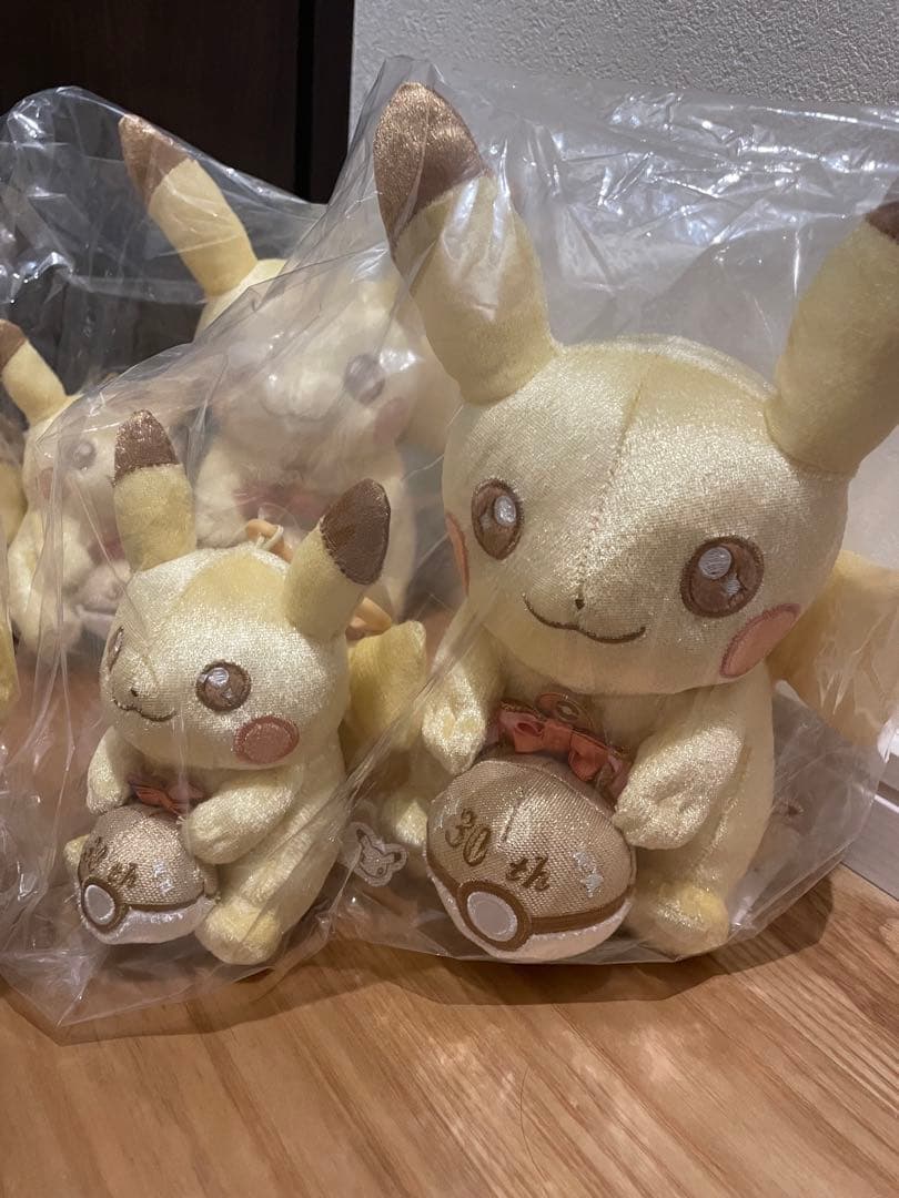 ポケモン 30周年 ぬいぐるみ マスコット ピカチュウ セット ピカピカ7セット