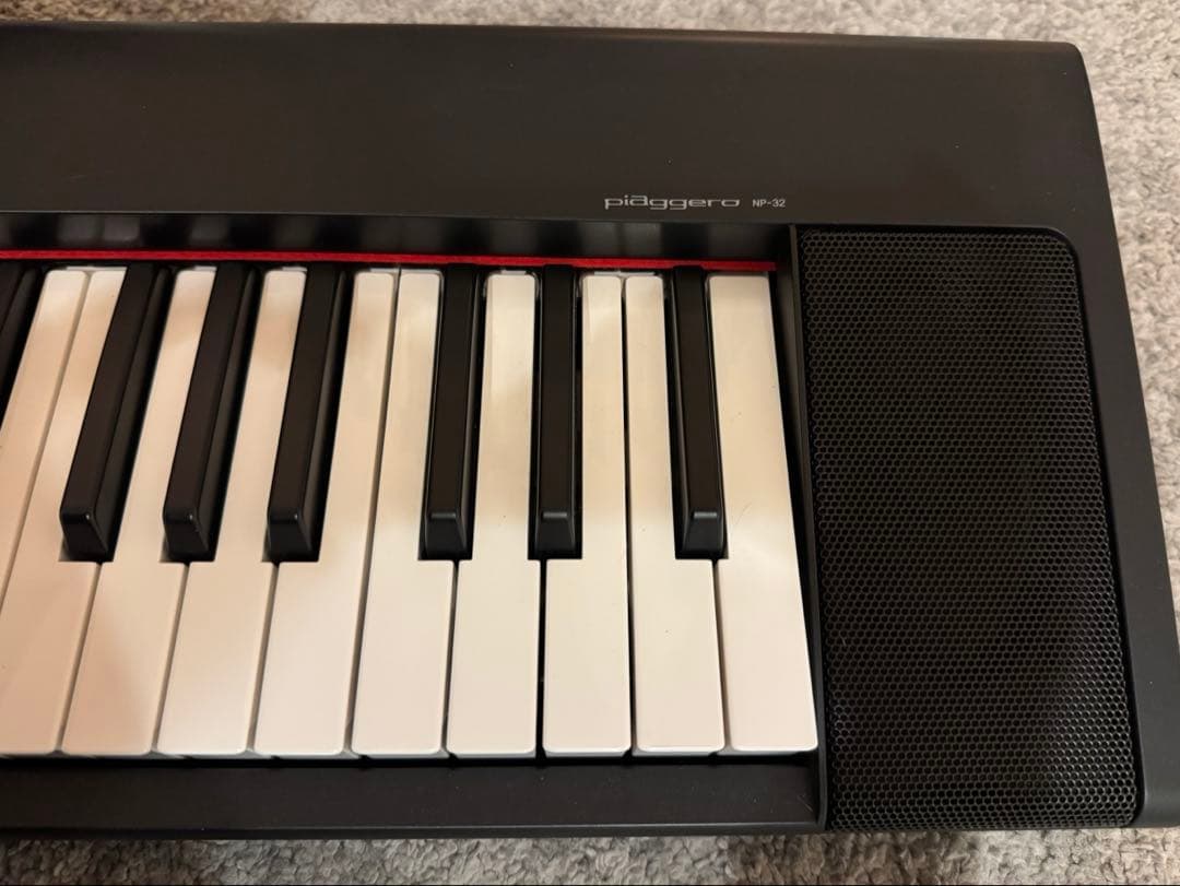 極美品 ヤマハ 電子キーボード ピアジェーロ NP-32 フットペダル付