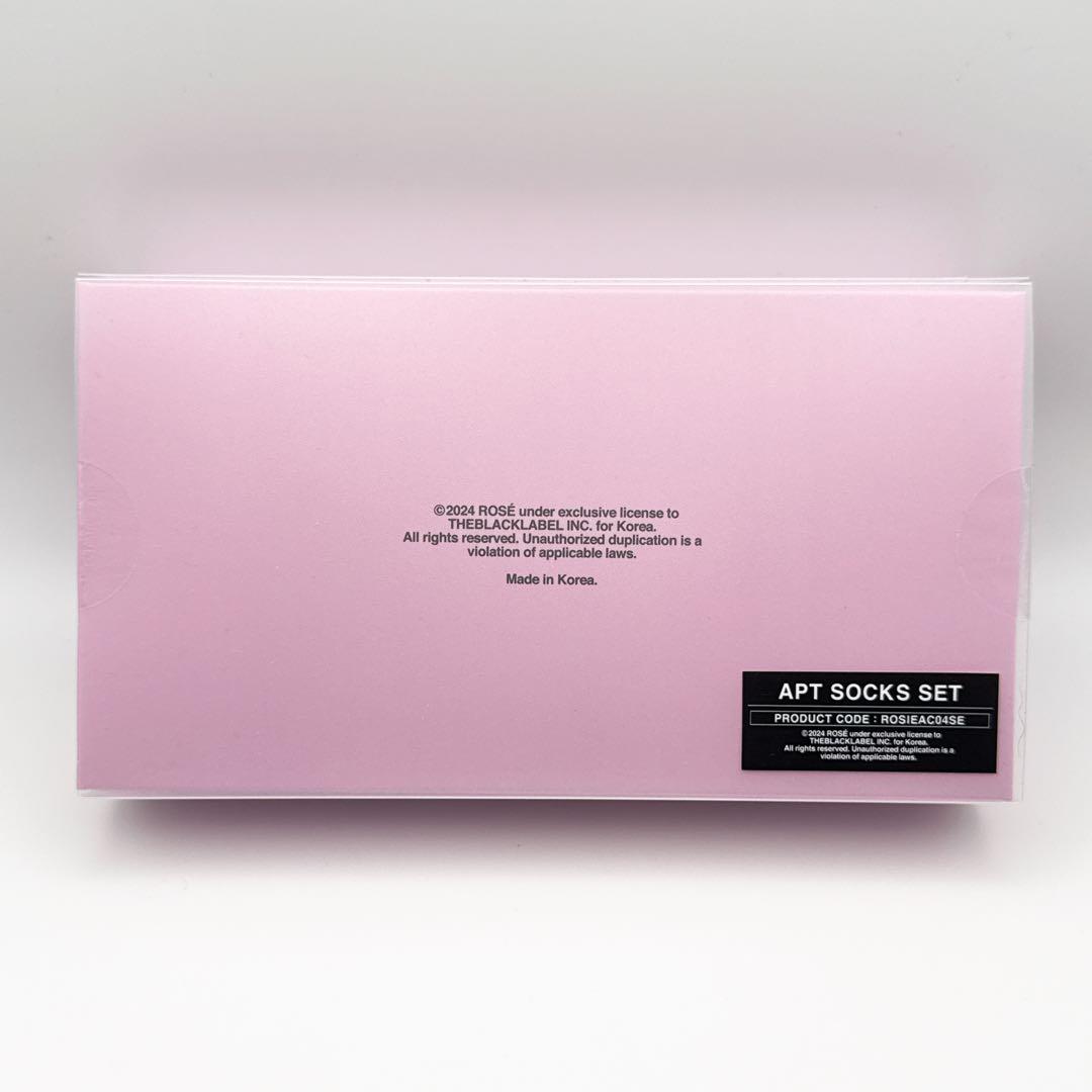 BLACKPINK ROSIE ポップアップ ソックスセット　ロゼ　靴