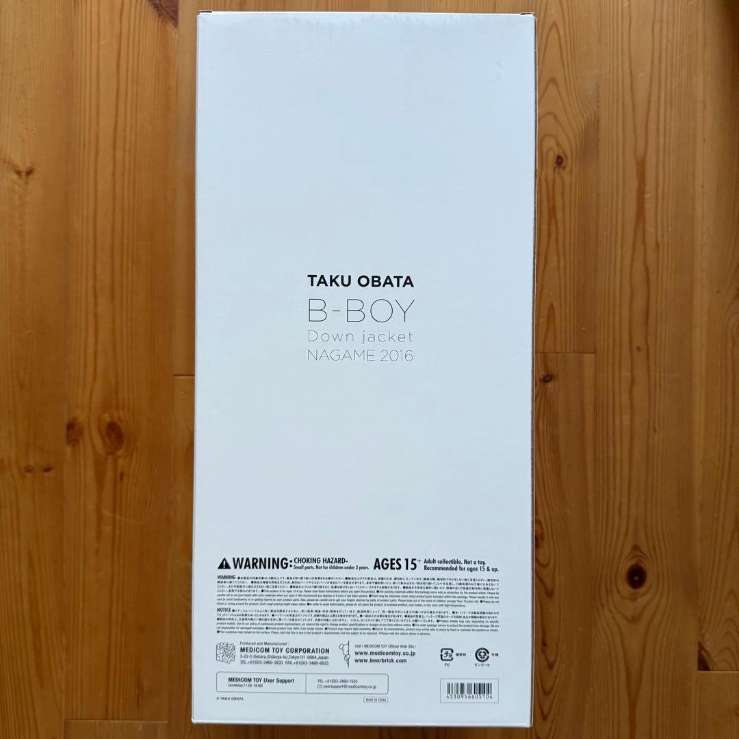 限定 シリアルサイン入り TAKU OBATA BBOY Down Jacket