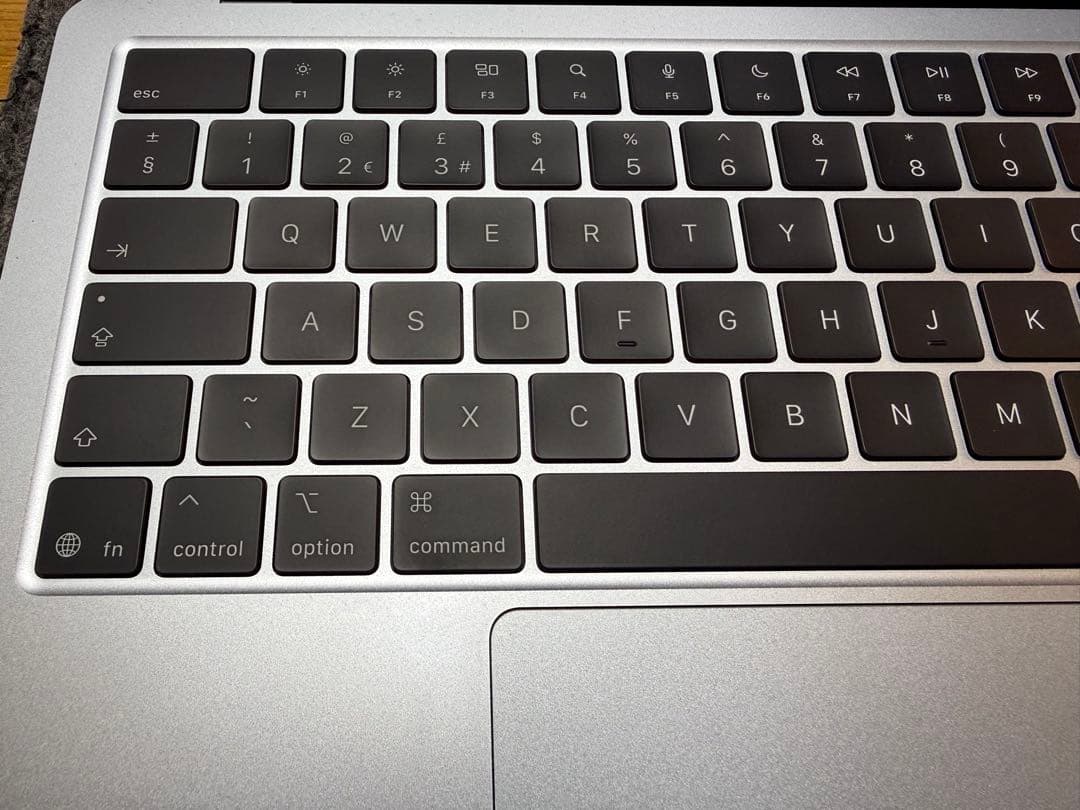 UK配列キーボード　MacBook Air M4 16GB
