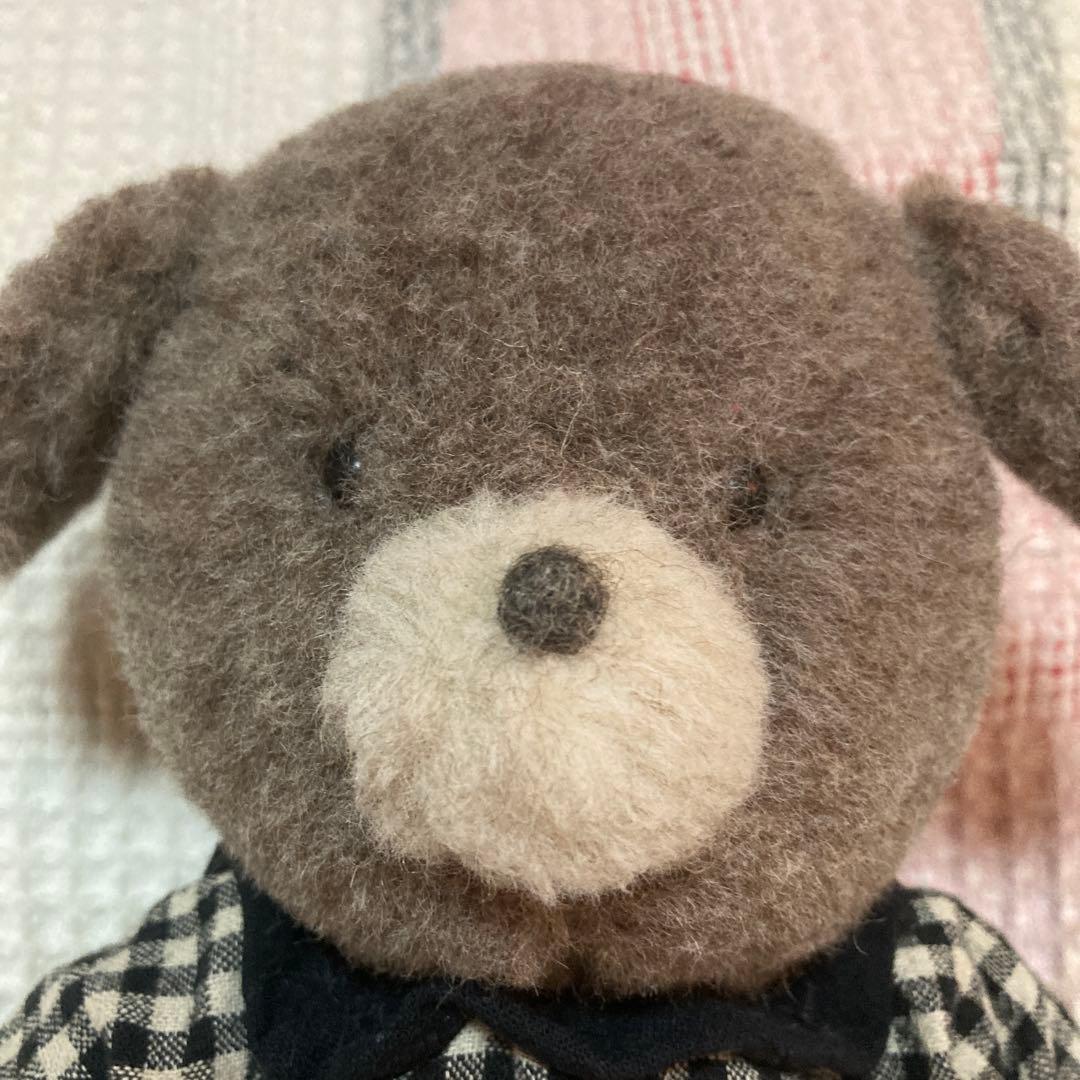 ぬいぐるみ作家　作家名不明　犬　ぬいぐるみ　中古品